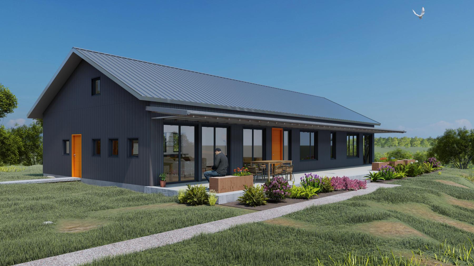 Hidden Spring Modern Barn exterior in Napa, photo 1